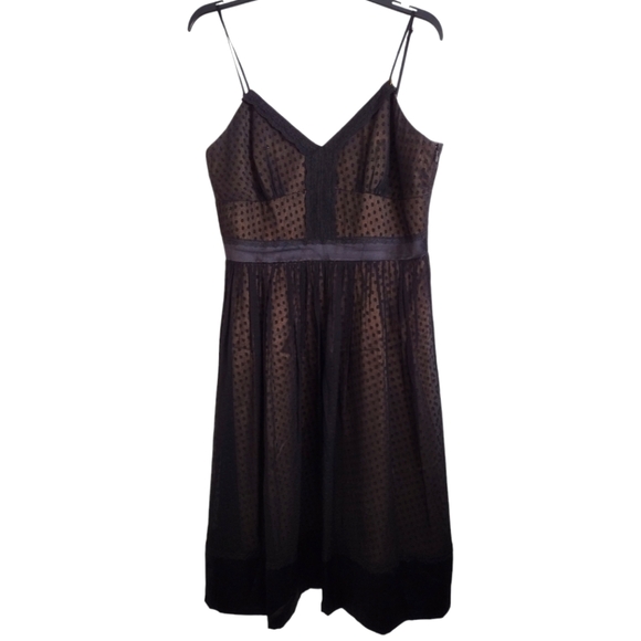 Laundry By Shelli Segal Dresses & Skirts - Laundry by Shelli Segal black silk polyester polka dot cocktail dress size 12